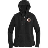 Biggby Bobcats New Era Ladies French Terry Full-Zip Hoodie