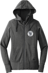 Council Rock North New Era Ladies Tri-Blend Fleece Full-Zip Hoodie