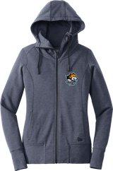 Woodridge Wild New Era Ladies Tri-Blend Fleece Full-Zip Hoodie