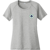North Park Hockey Ladies PosiCharge Tri-Blend Wicking Scoop Neck Raglan Tee